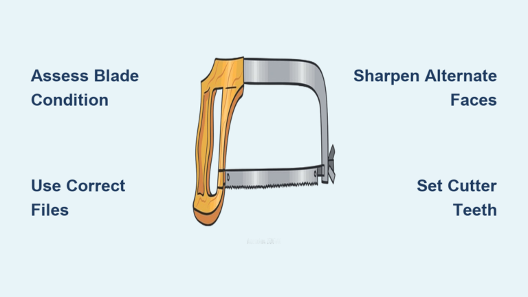 How to Sharpen a Bow Saw: Quick Steps