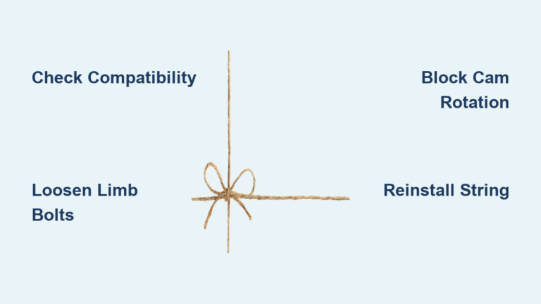 How to Change Bow String Without Press