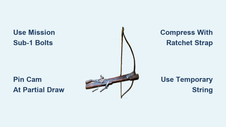 How to Restring a Crossbow Without a Bow Press