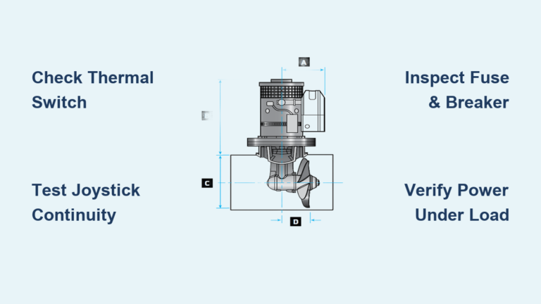 How to Fix Lewmar Bow Thruster Not Working
