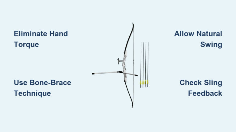 Why Do Archers Drop the Bow After Shooting?