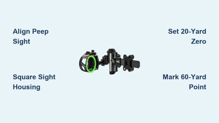 How to Sight In a One Pin Bow Sight