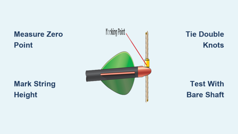 How to Install a Nock Point on a Recurve Bow